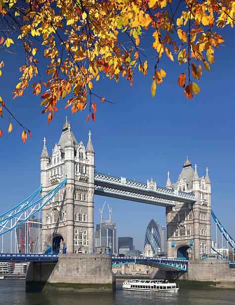 istock Famous Tower Bridge in Autumn, London, England 472025565