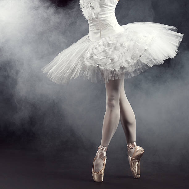 istock Beautiful ballerina performing on the stage 472028502