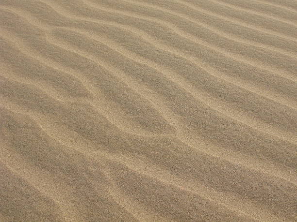 Untouched Sand from A Glamis Sand Dune stock photo
