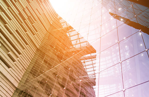 istock A ground view of a modern glass office building 472029827