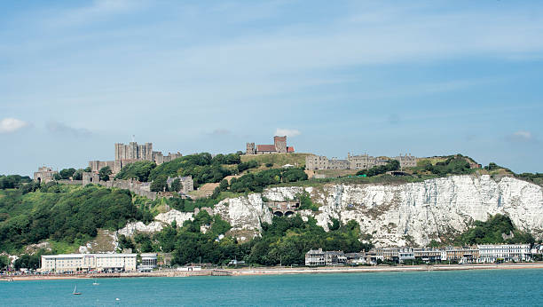 Dover Castle in Kent stock photo