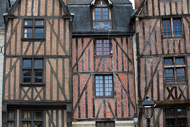 Half-timbered house in Tours, Loire Valley, France