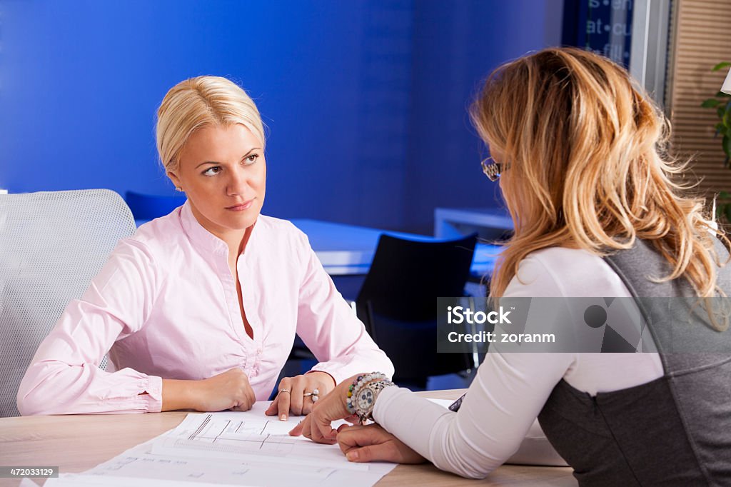 Geschäftliche Gespräch - Lizenzfrei Arbeiten Stock-Foto