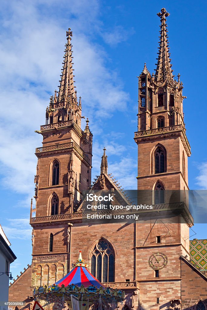 Базельский Монастырская церковь - Стоковые фото Ажурный роялти-фри
