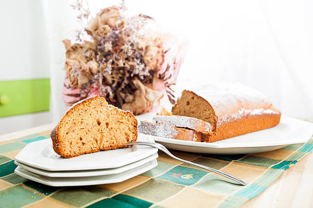 istock Slices of cake with cinnamon and honey 472035795