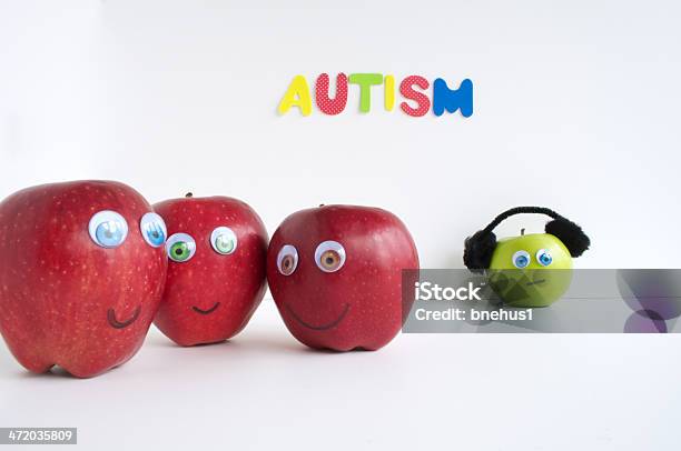 Autism Apple Series Stock Photo - Download Image Now - Anger, Anxiety, Apple - Fruit