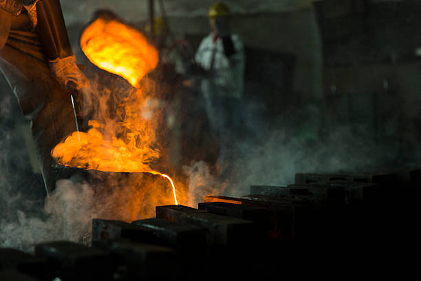 istock Blast furnace at metallurgical plant 472036451