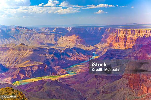 Grand Canyon At Sunrise Stock Photo - Download Image Now - At The Edge Of, Awe, Blue