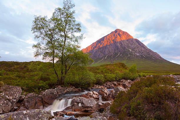 istock First rays of morning sunlight across Buachaille Etive Mor. 472038431