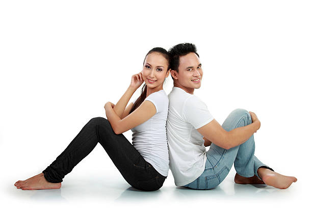 istock happy romantic couple smile 472039393