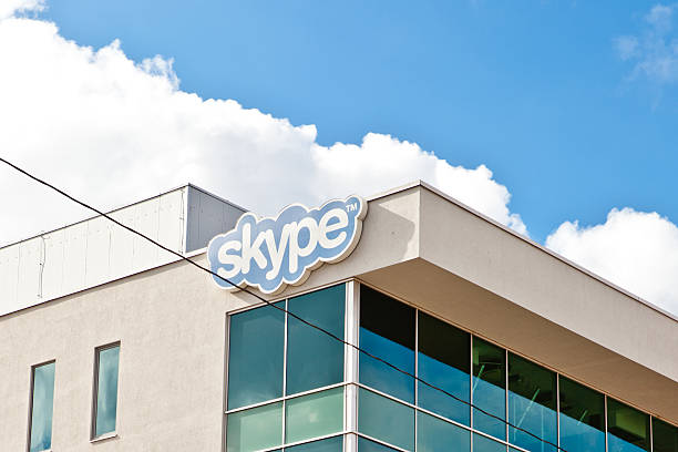 skype office, таллин - cloudscape computer business mobile phone стоковые фото и изображения