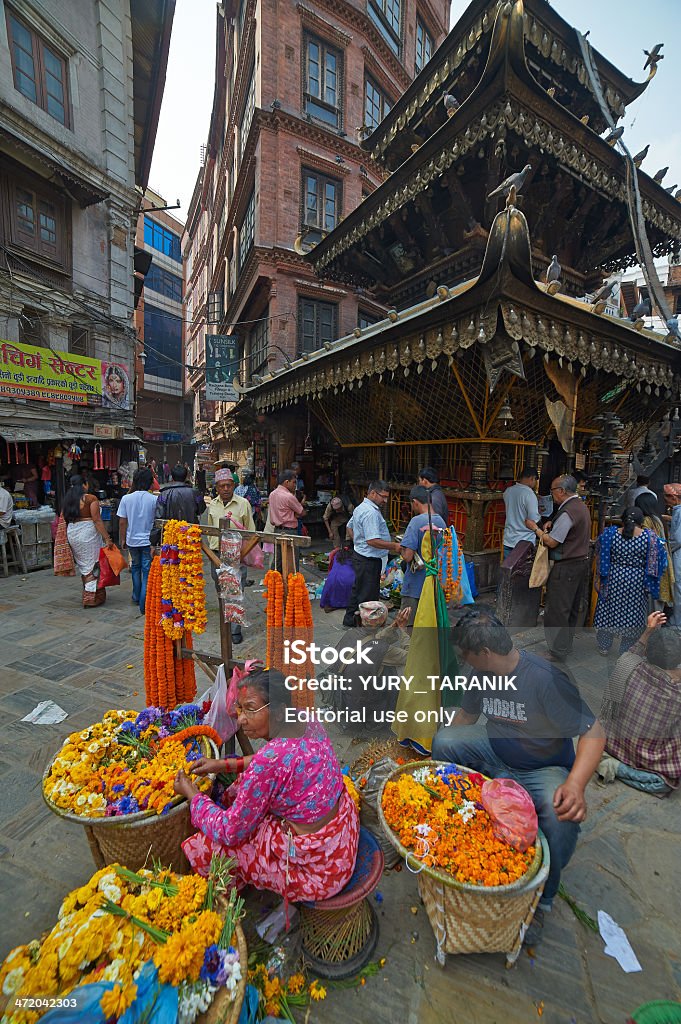 Katmandu street - Royalty-free Adulto Foto de stock