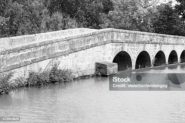 The Argentapodwójne Akweduktpontcanal De Largent Francja - zdjęcia stockowe i więcej obrazów Akwedukt