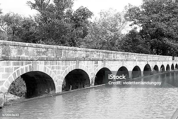 The Argentapodwójne Akwedukt Kanał Di Midi Francja - zdjęcia stockowe i więcej obrazów Akwedukt