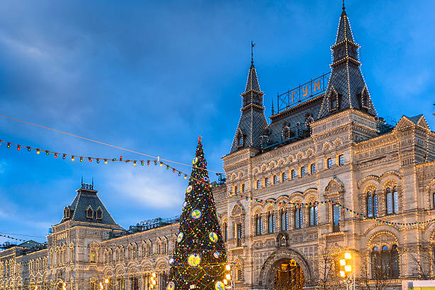 Red square with the building of Main Department store (GUM)