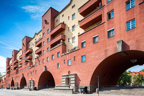 Cтоковое фото Karl-Marx-Хоф здание в Вене, Австрия.