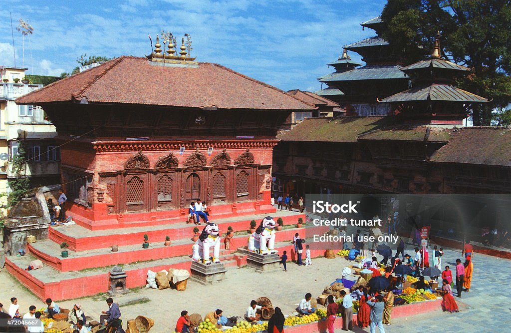 Praça Durbar de Katmandu - Royalty-free Ao Ar Livre Foto de stock