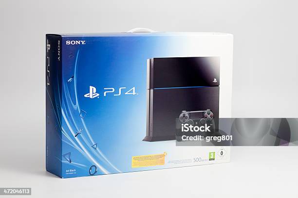 Box Playstation 4 Ps4 Stock Photo - Download Image - Playstation, Video Game, Black Color - iStock