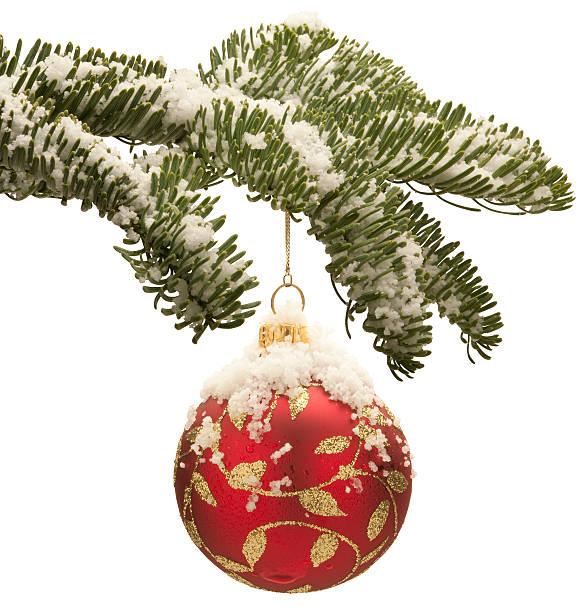 istock Snowy Christmas Ornament 472046181