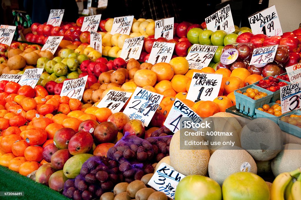 Frutas frescas - Foto de stock de Alimento libre de derechos