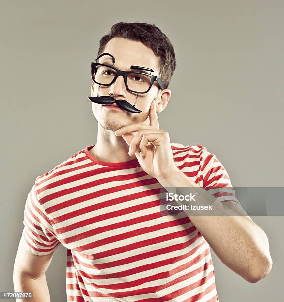 Man Wearing Face Mask Stock Photo - Download Image Now - Ideas, Inspiration, Young Men