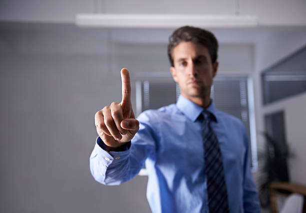 istock Touching the future of business 472049003