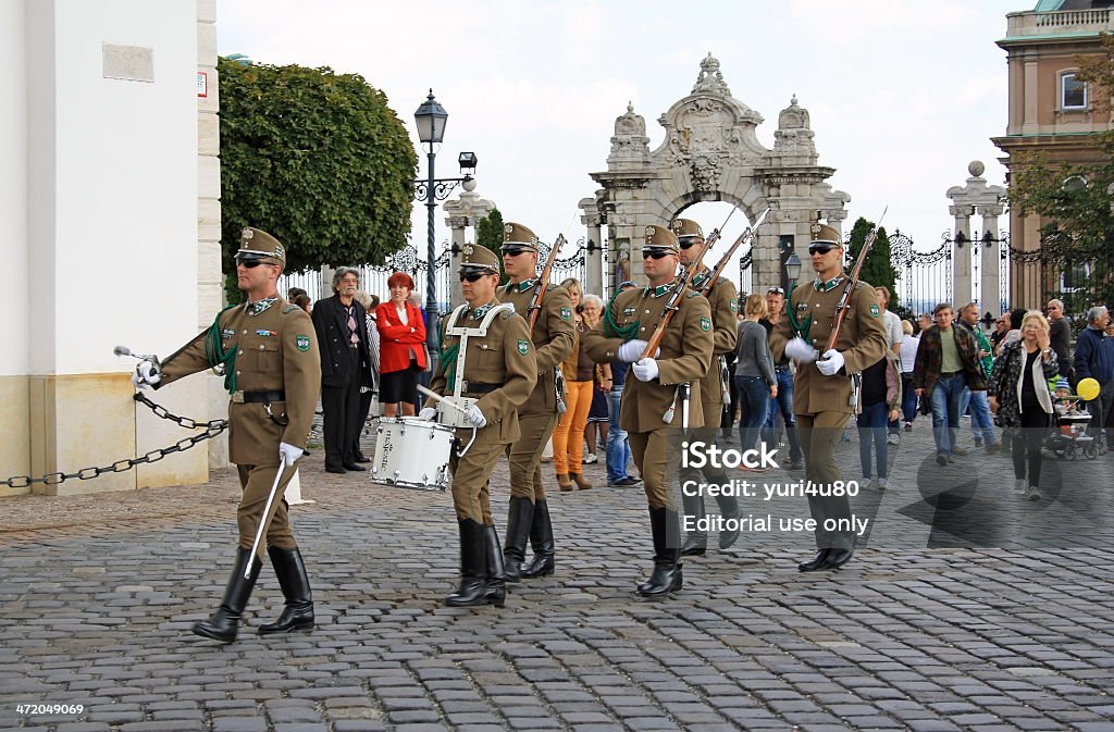 Guarda alterar a cerimônia em Budapeste - Foto de stock de 30 Anos royalty-free