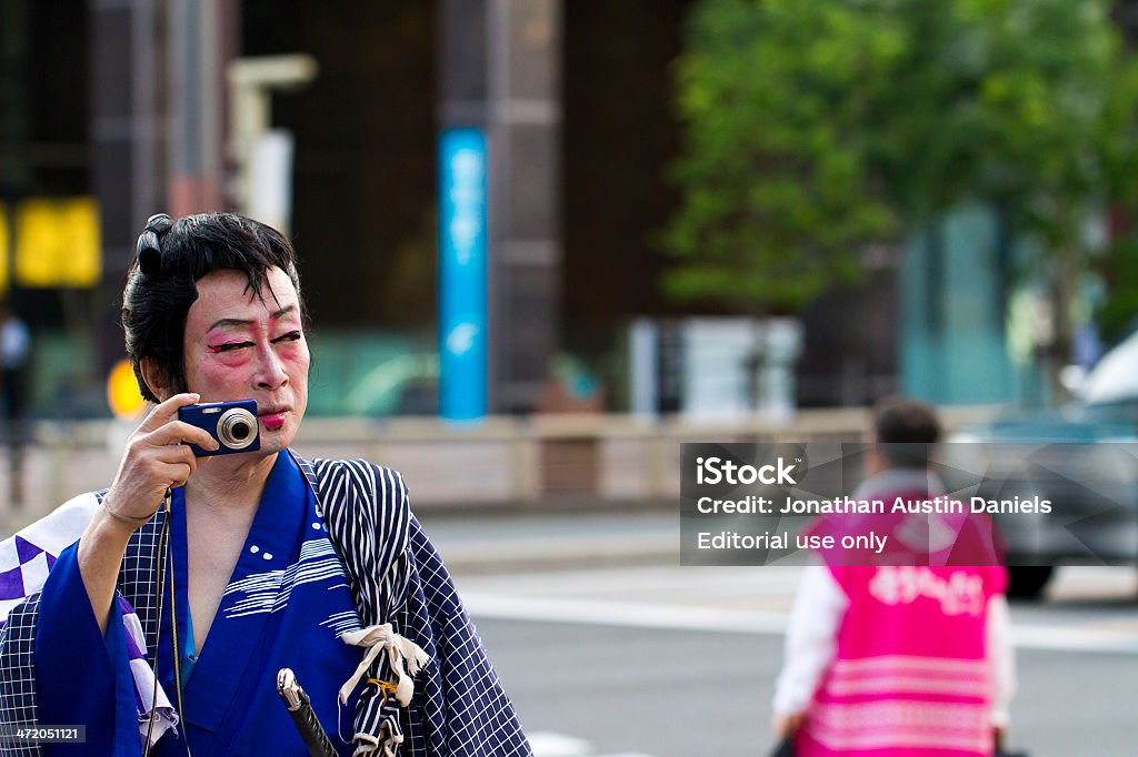 Frequentadores de Festivais - Foto de stock de Japão royalty-free