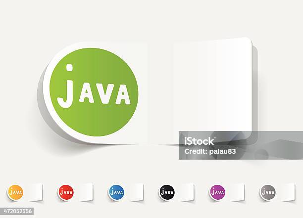 Realistic Design Element Java Stock Illustration - Download Image Now ...