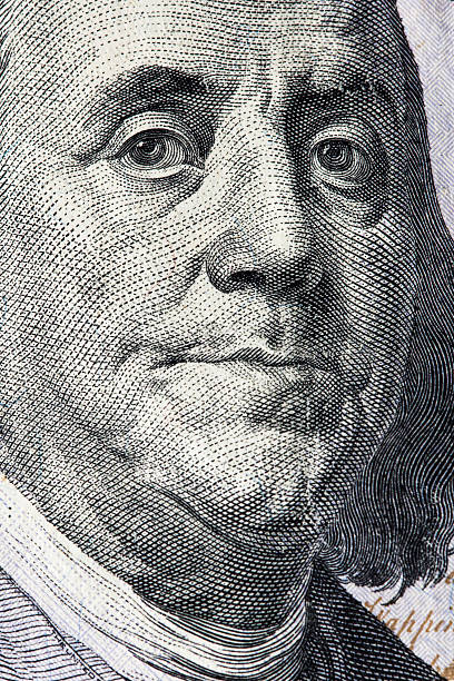 istock Detail of Benjamin Franklin on US Money 472053190