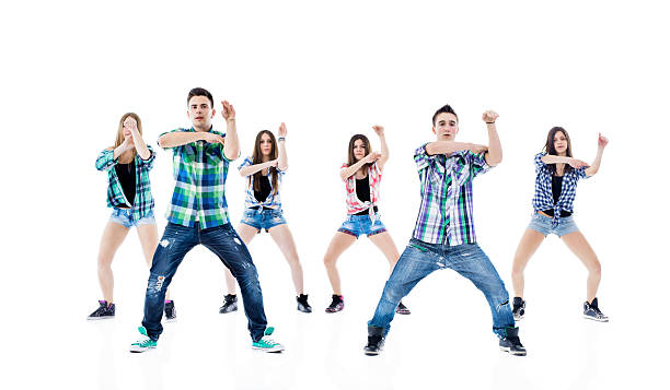 danza hip hop. - dance company foto e immagini stock