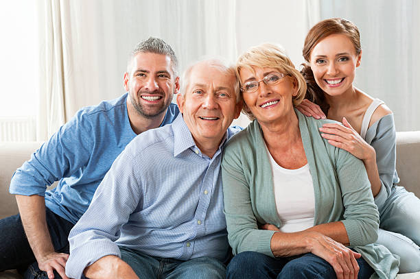 istock Parent with adult children 472055809