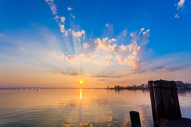 Sunrise over the Choptank River on Maryland's Eastern Shore