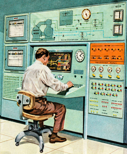 1,100+ Computer Control Room Stock Illustrations, Royalty-Free Vector ...