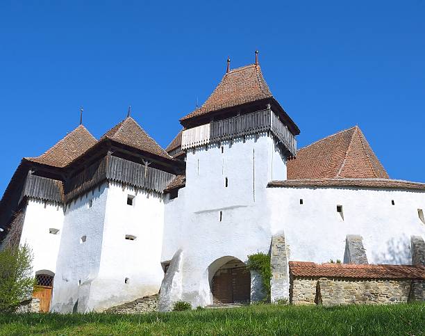 istock Viscri fortified church 472060892