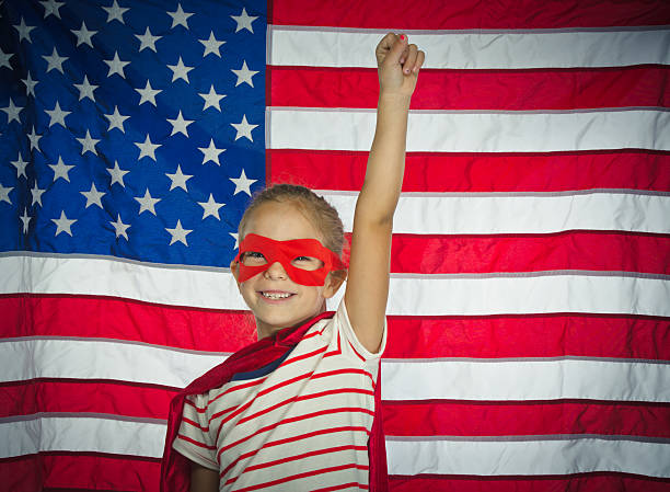 istock American Superhero Girl 472061683