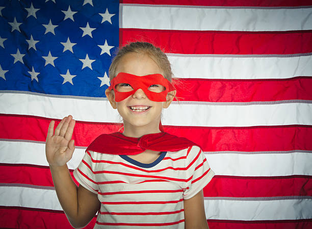 istock American Superhero Girl 472061729