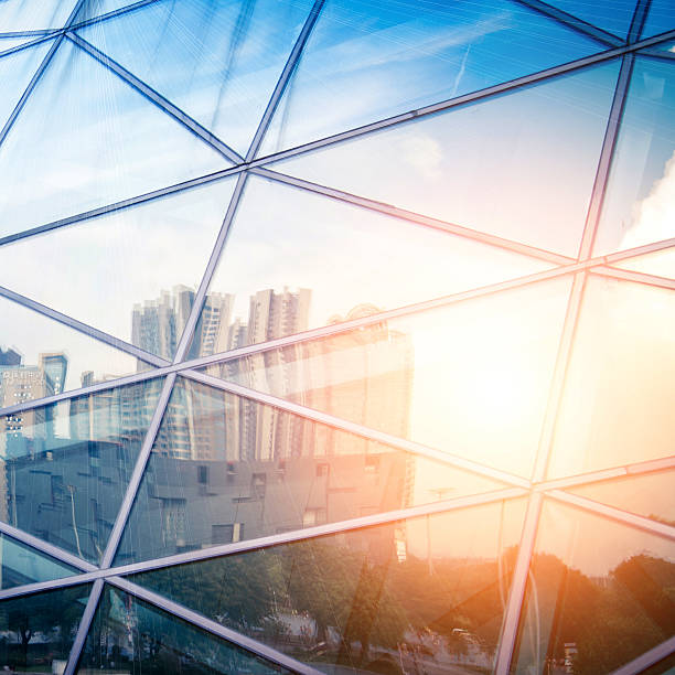 istock modern city urban futuristic architecture reflection 472062391