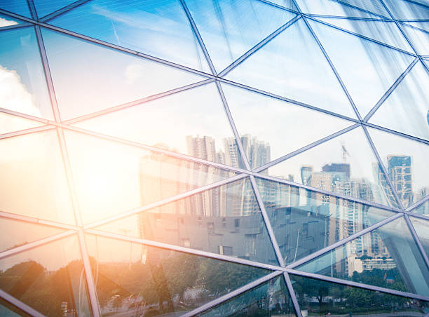 istock modern city urban futuristic architecture reflection 472062415