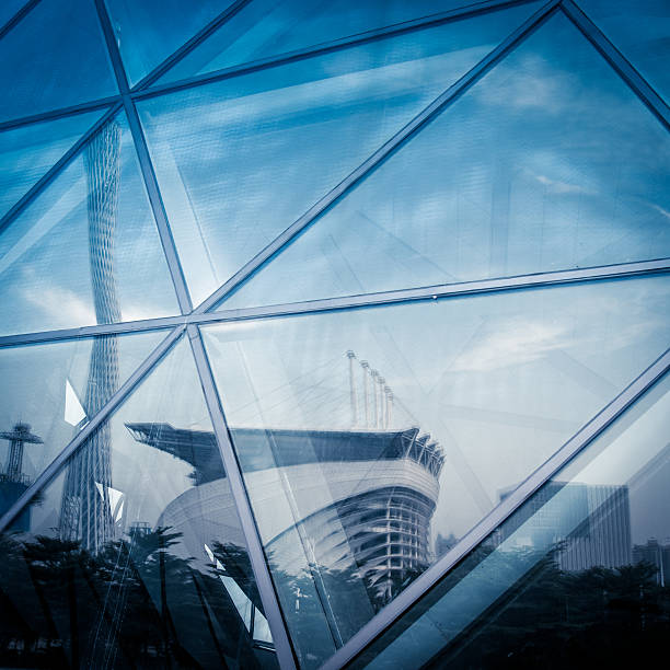 istock modern city urban futuristic architecture reflection 472062505