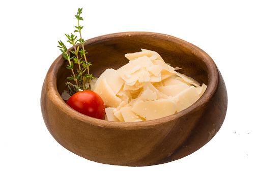 Parmigiano-reggiano chesse with thyme