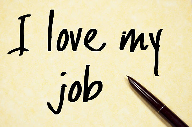 istock I love my job text write on paper 472064638