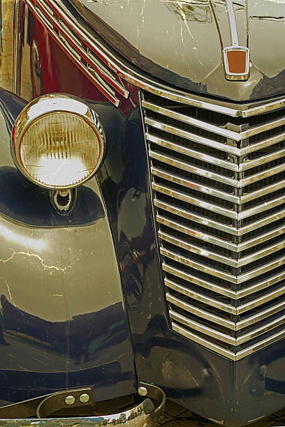 istock Old postcard with one vintage italian car 472064910