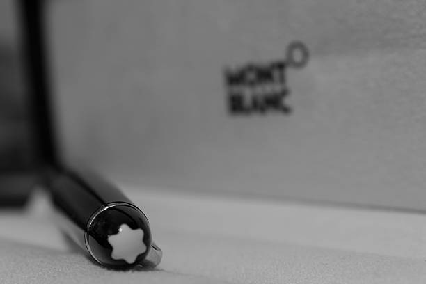 Oestrich-Winkel, Germany - October 16, 2012: Picture of a Montblanc fountain pen 