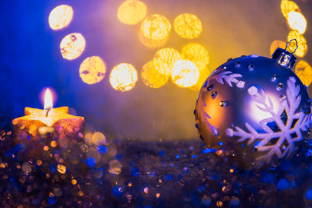 istock Christmas bauble, candle, festive decoration 472067009