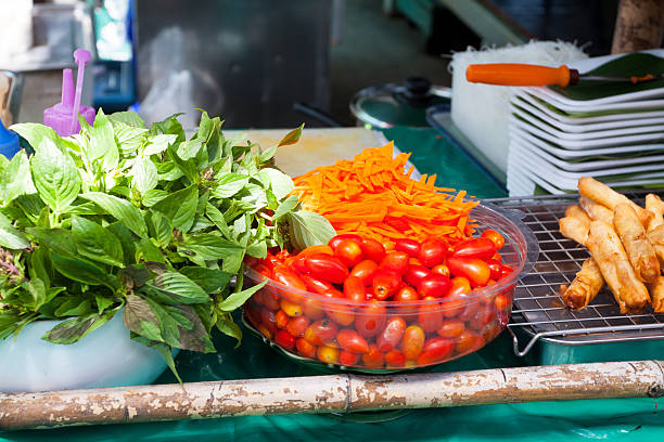 Ingredients for Thai salad
