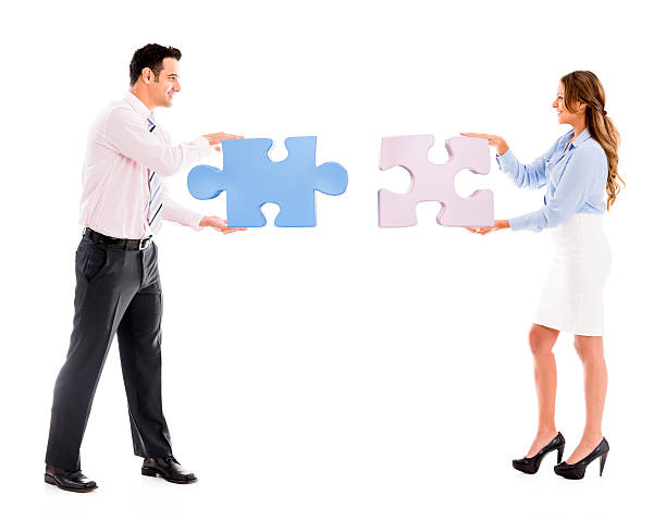 istock Business couple working as a team 472068113