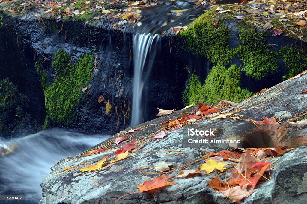 Small Waterfalls at Delaware Water Gap NRA Small waterfalls at George W Childs Recreation Site in Delaware Water Gap National Recreation Area, Pennsylvania, USA Delaware Water Gap National Recreation Area Stock Photo