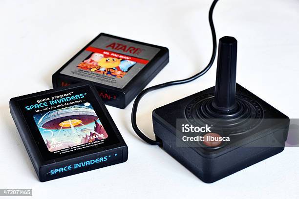 Vintage Atari 2600 Jogo De Vídeo Cartuchos Comjoystick - Fotografias de stock e mais imagens de Kabuki