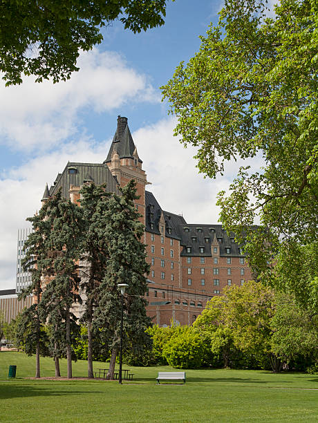 istock Downtown Saskatoon Park and Bessborough Hotel 472071851